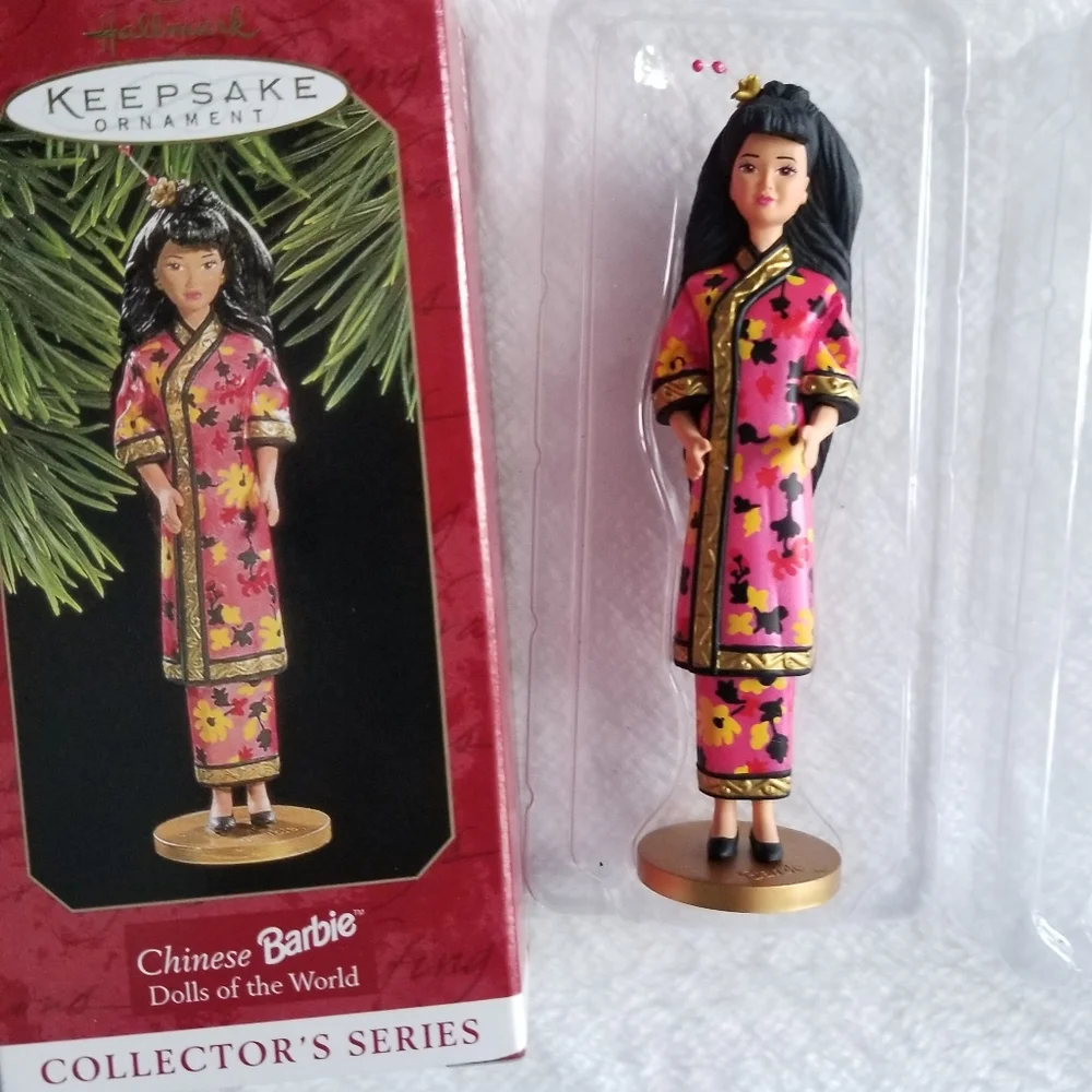 Hallmark Keepsake Ornament Dolls of the World Chinese Barbie